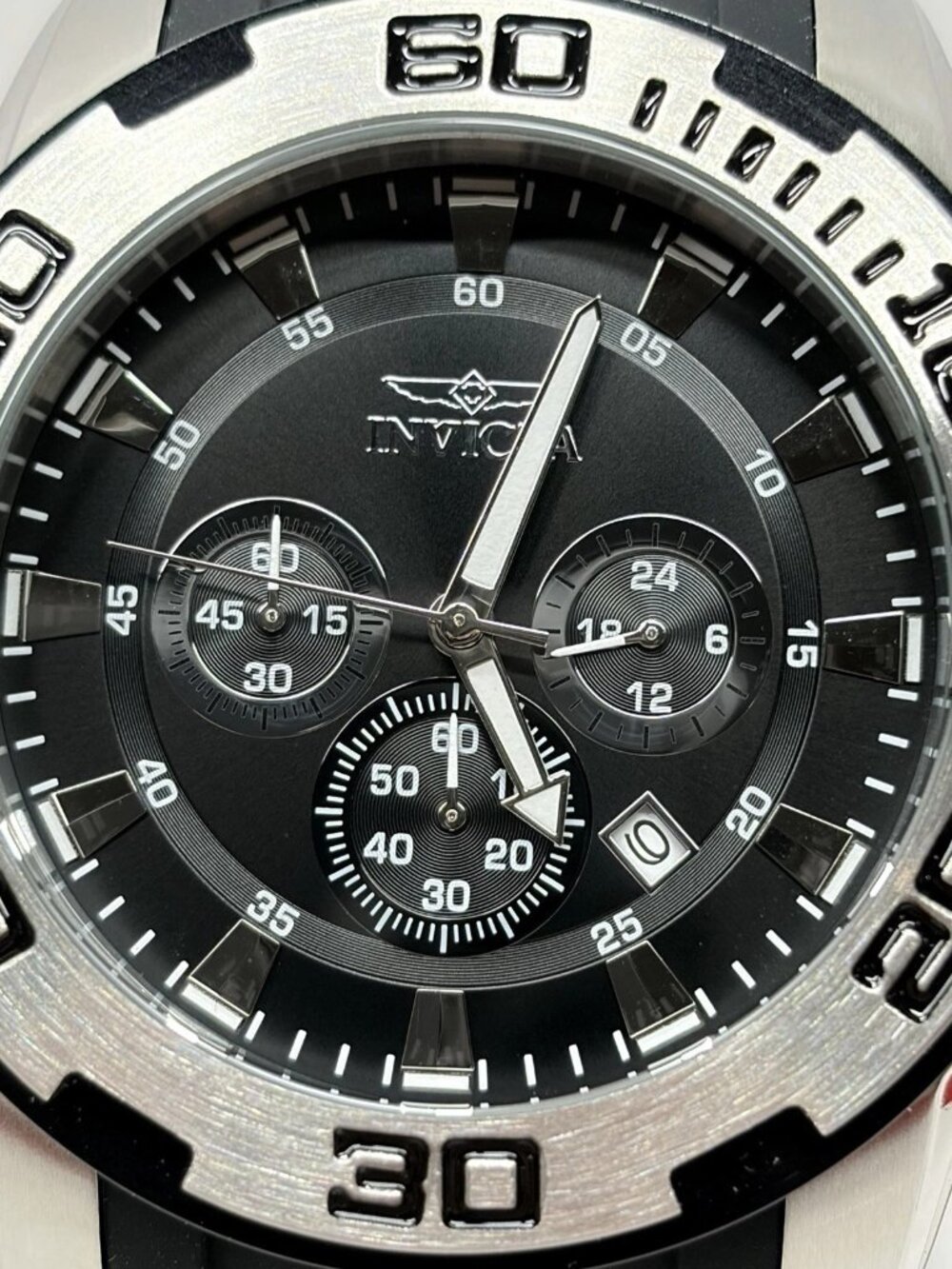 Invicta Pro Diver SCUBA Men's 50mm Black Chronograph 100M Watch 22311 - NIB - Picture 2 of 6